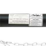 PTO Drive Line, General Purpose, Finishing Mower, Tiller, 1-3/8" x 6 Spline to 1-3/8" Round, 30" - 38", Series 4