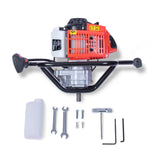 BLOWOUT SALE!  Gas Powered, 1-Person-Operated Post Hole Digger Head AND 5 Augers! 63cc / 3 hp Easy-Starting Two Stroke Engine