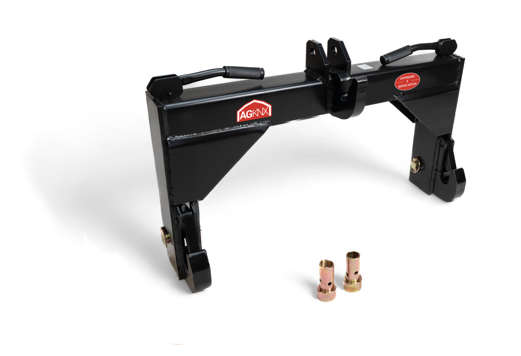 CAT 2 (Category 2) Quick Hitch for Tractor 3-Point Linkage System (includes bushings)