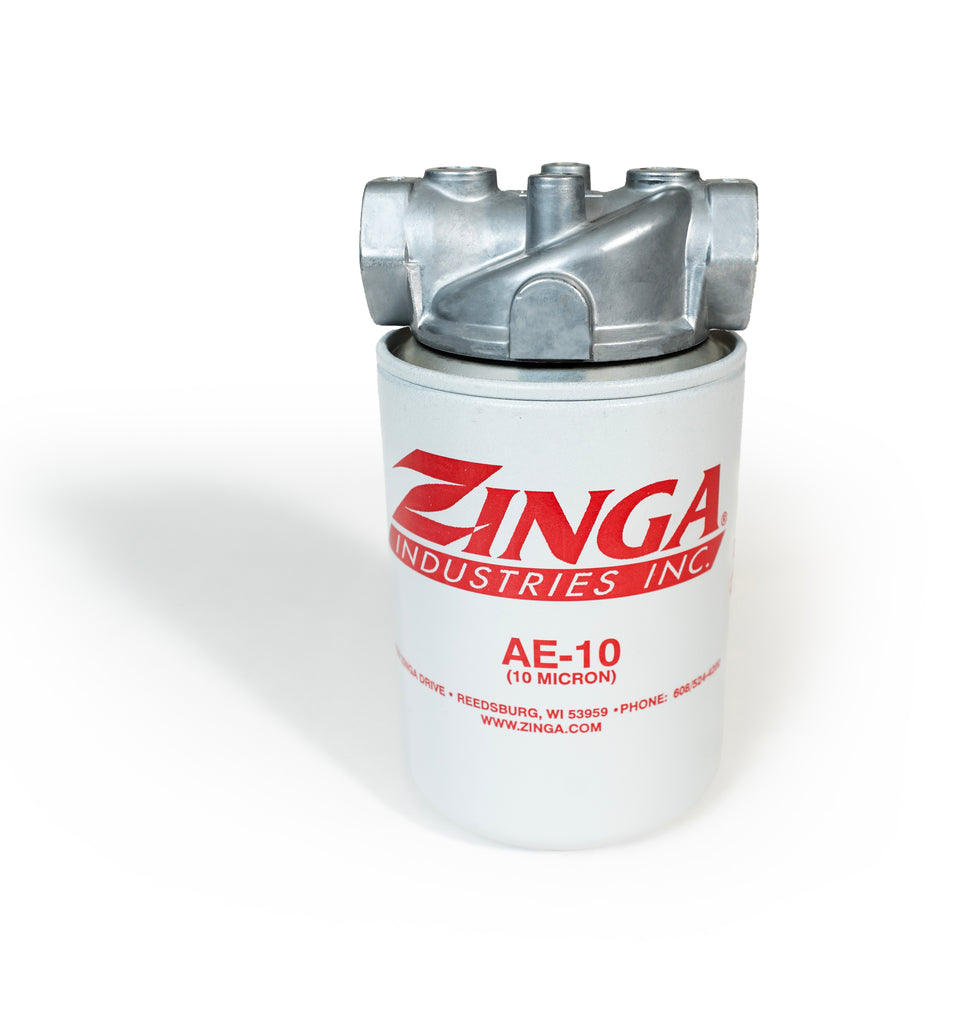 Zinga 10 Micron Hydraulic Filter With Base