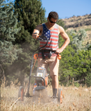 TrencherPro Lightweight Trenching Machine w/ToolTuff 74cc Engine - Cart Optional