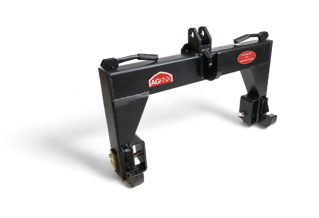 CAT 2/3 (CAT 2 Tractor to CAT 3 Implement) 3-Point Tractor Quick Hitch