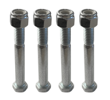 Shear Bolts, Grade 2, 3/8" x 3" (4 pack)