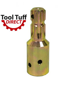 PTO Reducer / adaptor 1-3/8" x 6 Spline Female end, 1-1/8" x 6 Spline Male End