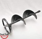 Tool-Tuff Combo: TWO Augers (Choose Sizes, Earth or Ice Augers!) Gas Powered Hand-Hald Post Hole Digger / Ice Fisher Auger Head, 63cc / 3 hp, One-Man Operation