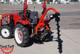 Tool Tuff Model 650 Tractor-Mounted 3-Pt Post Hole Digger W/Optional Auger Combos - Fits all Category 1 Tractors