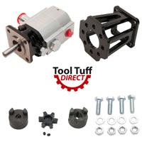 Log Splitter Build Kit 13 GPM Pump, Coupler, Mount, Bolts, For Replacement or 