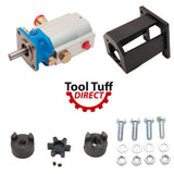 Log Splitter Build Kit: 16 GPM Pump, Coupler, Mount, Bolts, For Huskee, Speeco, etc Replacement or "Build it Yourself"