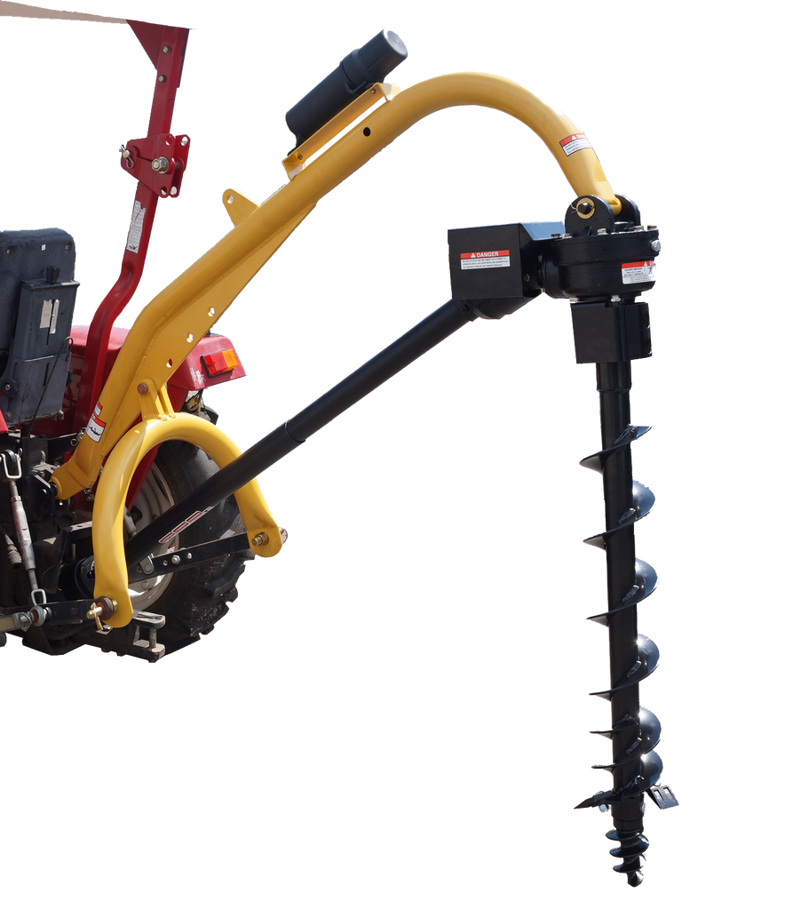 Tool Tuff 1000 Heavy Duty 3-Point Post Hole Digger for Cat 1 & 2 Tractors