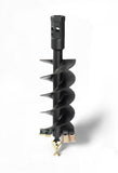 Compact Industrial Duty Earth Auger, 2 in. Hex Drive, Interchangeable Standard Edges