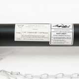 PTO Drive Line, General Purpose, Finishing Mower, Tiller, 1-3/8" x 6 Spline to 1-3/8" Round, 30" - 38", Series 4