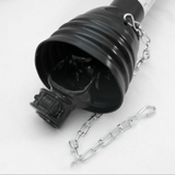 PTO Drive Line, General Purpose, Finishing Mower, Tiller, 1-3/8" x 6 Spline to 1-3/8" Round, 30" - 38", Series 4