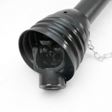 PTO Drive Line, General Purpose, Finishing Mower, Tiller, 1-3/8" x 6 Spline to 1-3/8" Round, 30" - 38", Series 4