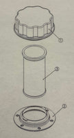 Fill-port breather cap assembly