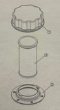 Fill-port breather cap assembly