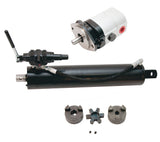 Log Splitter Build Kit, 22 GPM Pump, 35 Ton 5" Cylinder, Detent Valve & Hose, LO100 Coupler
