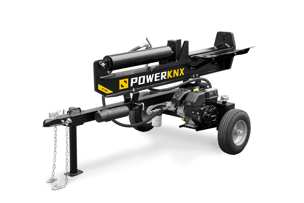 PowerKNX Towable 35-Ton Horizontal/Vertical Log Splitter