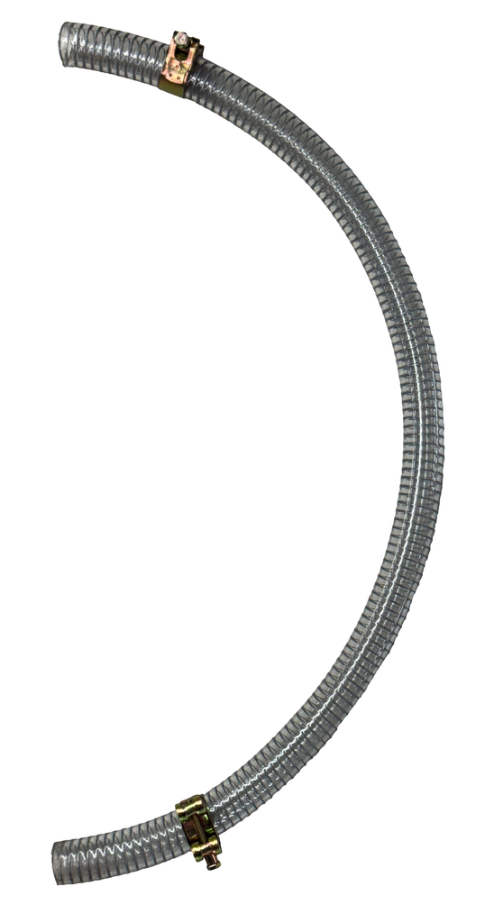 36" Suction Hose - 1" Diameter - Includes two (2) T-Style hose clamps