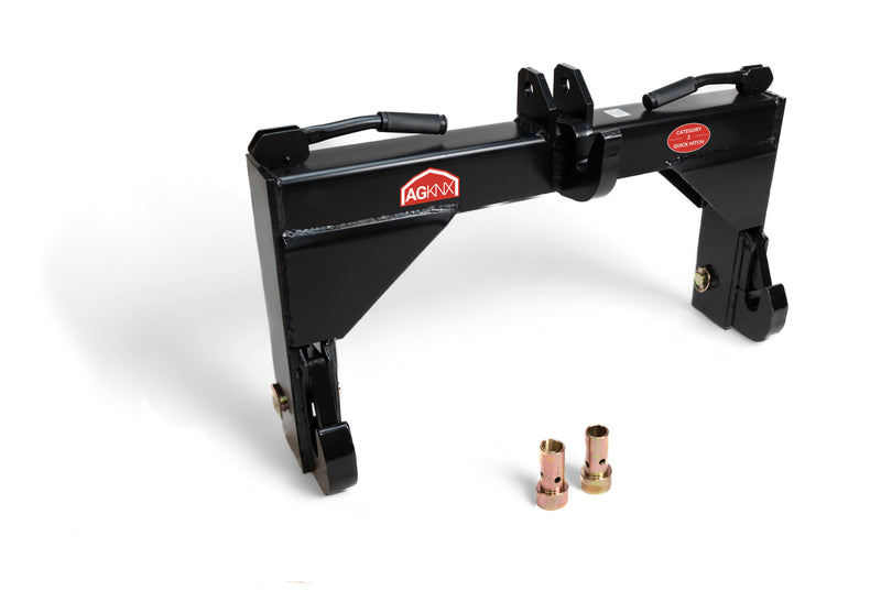 CAT 2 (Category 2) Quick Hitch for Tractor 3-Point Linkage System (includes bushings)