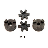 LO75 Lovejoy 3-Jaw Coupler Set: 1/2" & 3/4" w/Extra Spider