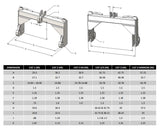 CAT 3 (Category 3) 3-Point Tractor Quick Hitch