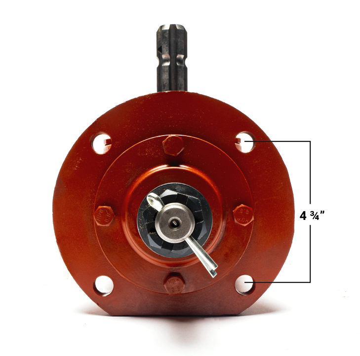 RC50 50HP Rotary Cutter Gearbox with Smooth Input Shaft