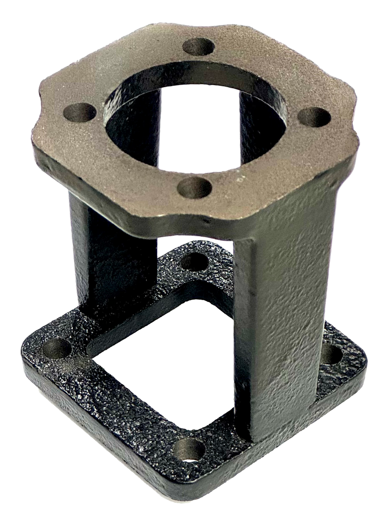 Log Splitter Hydraulic Pump Mount Bracket, 2.5" Square to 2" Square (for use w/ 5-7 Hp Engines, 11-13 gpm pumps, LO75)
