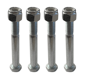 Shear Bolts, Grade 2, 3/8" x 3" (4 pack)