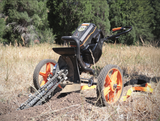 TrencherPro Lightweight Trenching Machine w/ToolTuff 74cc Engine - Cart Optional