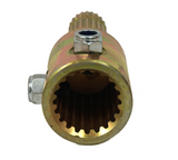 PTO Screw-Lock Spline Adaptor / Extension , 1-3/4" x 20 Spline Female End, 1-3/8" x 21 Spline Male End