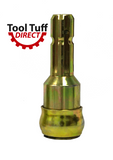 PTO Quick-Release Spline Adaptor / Extension, 1-3/8" x 21 Spline Female End, 1-3/8" x 6 Spline Male End