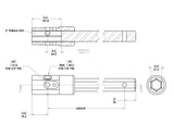 Auger Extension, 2" Hex Drive, Various Lengths