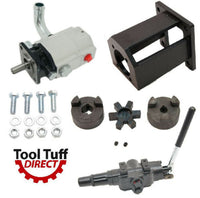 Log Splitter Build Kit: 19 GPM Pump, Mount, A7 Auto Return Valve, Bolts, Coupler - For Replacement or 