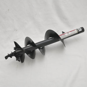 Tool Tuff 9" Diameter Compact Auger (36" Length) for 3-Point Tractor Diggers w/2" Round Shaft