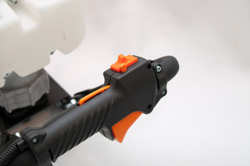 Tool-Tuff Combo: TWO Augers (Choose Sizes) AND Gas Powered, 1-Person-Operated Post Hole Digger Head, 43cc / 1.75 hp Easy-Starting Two Stroke Engine