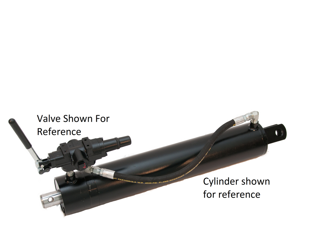 Hose & Fitting Kit for 1/2" NPT Log Splitter Cylinder & Valve