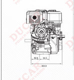 NEW! Tool Tuff 15 hp, 420cc Electric Start 4-Stroke Gasoline Engine - Starts Even in COLD Weather