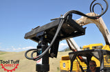 Tool-Tuff Hydraulic Post Hole Digger for Skid Steers (Earth / Rock Auger Combo Options)