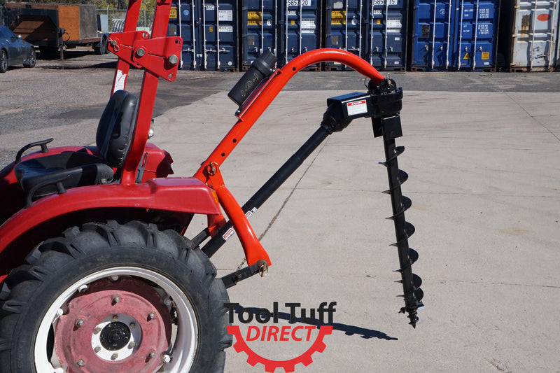 AGKNX Model 650 Tractor-Mounted 3-Pt Post Hole Digger w/ Optional Auger Combos - for Category I Tractors
