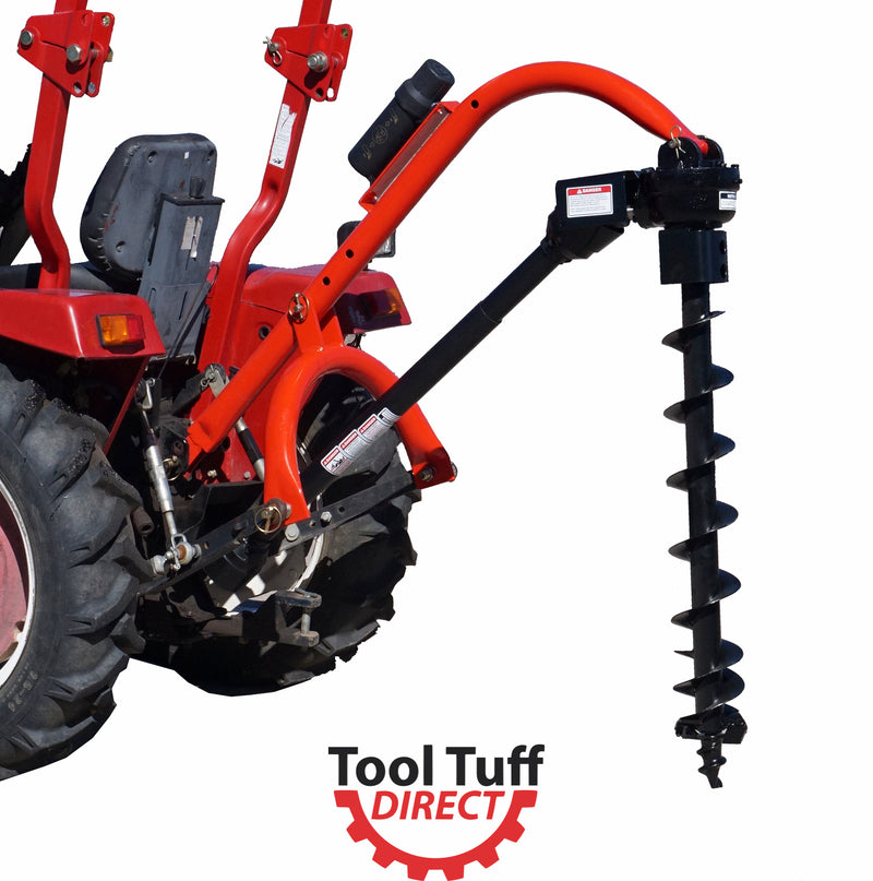 AGKNX Model 650 Tractor-Mounted 3-Pt Post Hole Digger w/ Optional Auger Combos - for Category I Tractors