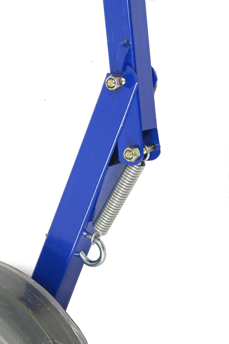 AgKnx Tall Gate Wheel - Spring Loaded Height Auto-Adjust for Gates w/ High Ground Clearance