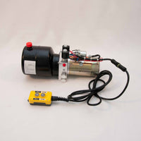 Tool-Tuff Double Acting 12 Volt DC Electro Hydraulic Power Unit w/Remote, Dump Trailer, DIY Hydraulic, etc