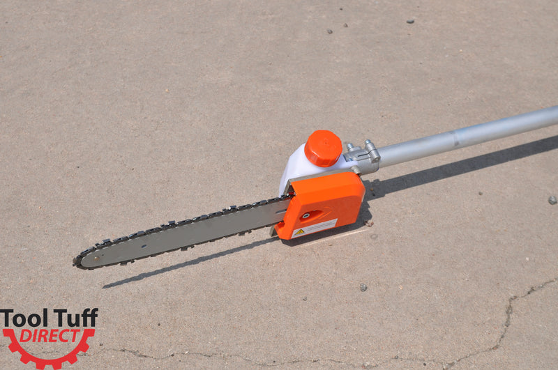 Tool Tuff Gas Powered Pole Chain Saw, 8' - 14' Telescoping Reach, 22.5 cc 2-Stroke - The REAL DEAL!
