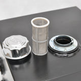 Tool-Tuff 7-Gallon Hydraulic Fluid Reservoir Tank, Horizontal-Mount, w/Temp Gauge, Sight-Gauge & Breather/Strainer Fill Cap