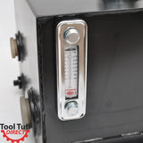 Tool-Tuff 7-Gallon Hydraulic Fluid Reservoir Tank, Horizontal-Mount, w/Temp Gauge, Sight-Gauge & Breather/Strainer Fill Cap
