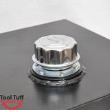 Tool-Tuff 7-Gallon Hydraulic Fluid Reservoir Tank, Horizontal-Mount, w/Temp Gauge, Sight-Gauge & Breather/Strainer Fill Cap