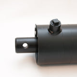 Hydraulic Log-Splitter Cylinder, 4" Bore x 24" Stroke, Clevis-Mount, OEM Replacement