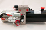 Tool-Tuff 12 Volt DC Electro Hydraulic Power Unit for Snow Plows, 2 Qt Tank, Direct fit for Meyers, Western & Many Others