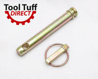 Tool Tuff Linkage: Top Link Pin & Lynch Pin Combo - Zinc Plated Steel - 3/4