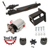 Tool Tuff Log Splitter Build Kit, 13 GPM Pump, 4" Cylinder, Auto-Ret Valve, Mount LO75 Couplers